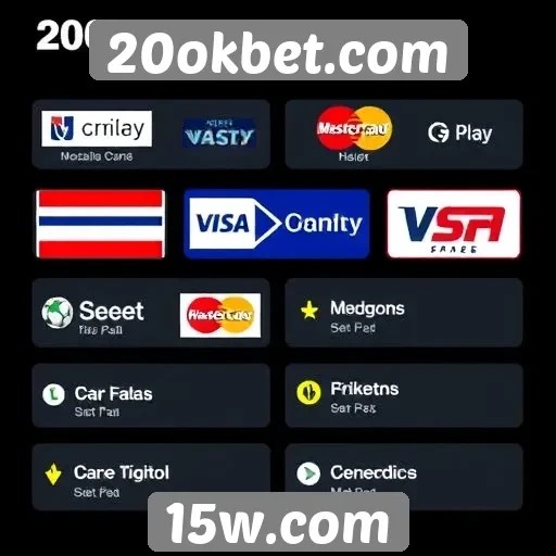 Métodos de pagamento aceitos no 20okbet